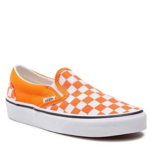 Vans Checkerboard Classic Slip-On | Orange